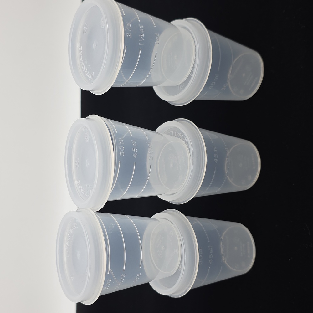 Tupperware  Tupper Mini's set of 6 Clear New